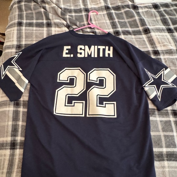 Logo Athletic Other - Emmitt Smith Youth XL Navy Football Jersey with White Accents